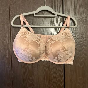 Pink Lace Torrid Curves Bra